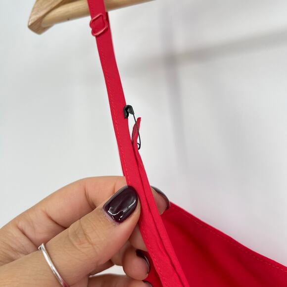 MORE TO COME | Sama Dress in Red Poplin Fit & Flare Mini M - Picture 8 of 10